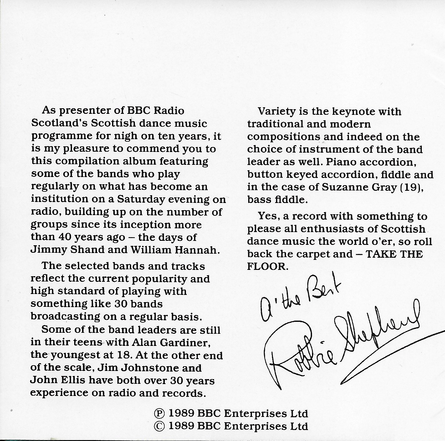 Middle of cover of BBCCD762